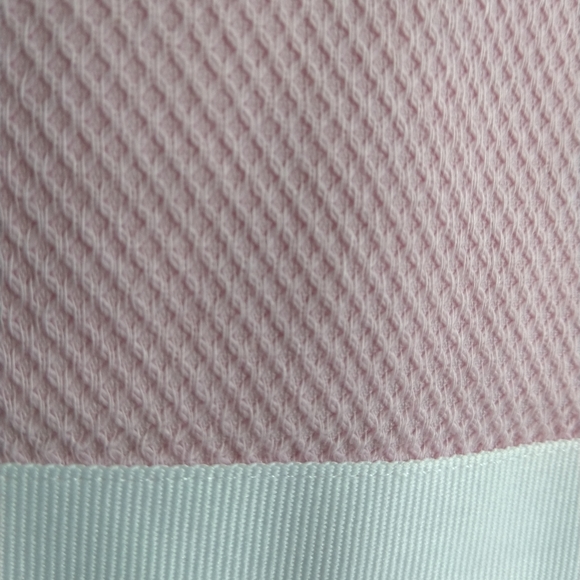 INC honeycomb pink Spring dress with bow - Picture 2 of 7